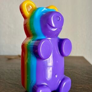 Colorful Rainbow Bear Sculpture